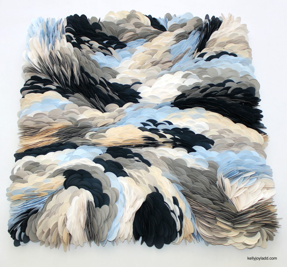 gravitational waves : kellyjoyladd.com paper artist, orlando artist, contemporary artist